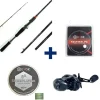 EVOK Packs Et Ensembles-Pack Canne Invictus V2 2.26m, 42-120g + Moulinet Invictus 150HL + Tresse + Fluorocarbone