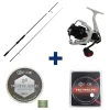 EVOK Packs Et Ensembles-Pack Canne Prediction 2.22m, 28-84g + Moulinet Prediction 3000Fd + Tresse + Fluorocarbone