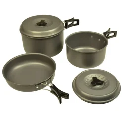 MACK2 Packs|Bivouac/Confort-Pack Cooking Logistik Powerful Stove + Logistik Kettle + Logistik Cookware Set