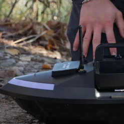 TEAM CARPFISHING Packs-Pack Dark Water NG Boat + 2 Batterie 12000 mAh + SAC