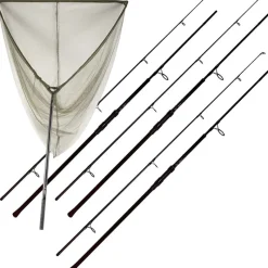 MACK2 Packs|Cannes-Pack de 3 cannes Nomad Xtr  10' 3 Lbs + 1 épuisette Nomad Xtr Landing Net