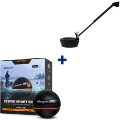 DEEPER Packs-Pack Pro +2 + Support pour fixation sur bateau amorceur