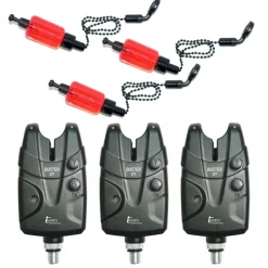 TEAM CARPFISHING Détection|Packs-Pack Détection 3 Buster VT + 3 Hanger  Process Rouge