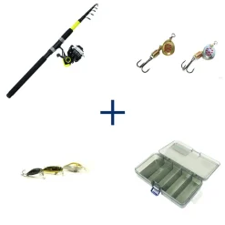 PACIFIC PECHE Packs Et Ensembles-Pack Eco Petit Carnassier V2