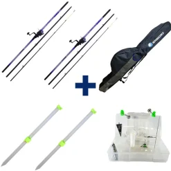 SASORI + REDFISH Packs Et Ensembles-Pack Elementair Surf 420 + Surf Box + Pique Surf Alu 1 M + Fourreau Surf