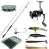 PACIFIC PECHE Packs Et Ensembles-Pack Major Craft Kahory Spinning Combo 2.13m, 7-28g + tresse + boite + leurres