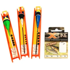 X-LINE Bas De Lignes / Lignes Montées|Montages / Hameçons-Pack mer bord xline kit lignes montées mer + hm