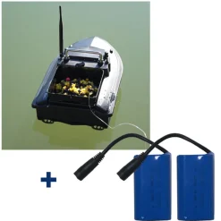 TEAM CARPFISHING Amorçage/Propulsion|Packs-Pack Process Bait Boat + 2 Batteries Supplémentaires