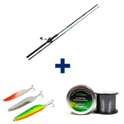 OVERFIGHT Packs Et Ensembles-Pack Tank Heavy Spin + Monofilament + Leurre