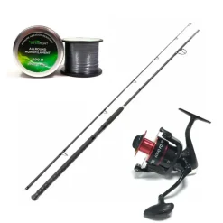 OVERFIGHT Packs Et Ensembles-Pack Tank Heavy Spin + Tank 6000 FD + Monofilament 45/100