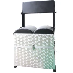 TEAM FRANCE Paniers / Stations-Panier de pêche au coup alu large 3 tiroirs avec dossier