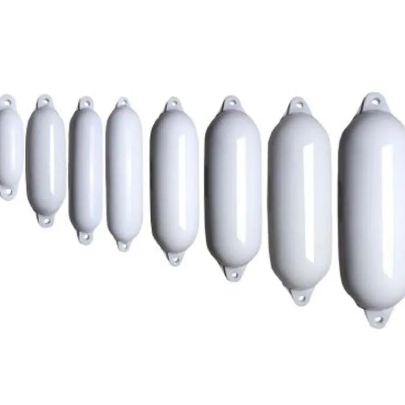 MAJONI Équipements-Pare-battage Eco Fender 3 - 2 yeux - ø15x60cm - blanc