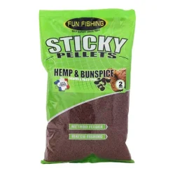 FUN FISHING Appâts / Amorces-Pellets Pellets Method  Hemp & Bun Spice 2mm