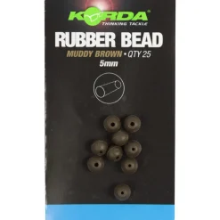 KORDA Acc.Montages/Hameçons-Perle de protection pour ligne carpe safe zone 5mm rubber bead (x25)