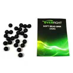 OVERFIGHT Acc. Montage / Hameçons-Perles Soft Bead 8mm x25