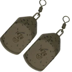 KORDA Acc.Montages/Hameçons-Plomb à émerillon square pear swivel (x2)