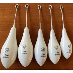 LEMER Surfcasting|Montages / Hameçons-Plomb missile MGA Blanc (x1)