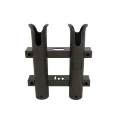 SEANOX Équipements-Porte Canne 2 Cannes Fixe PVC Noir