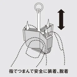 VERSUS Montages / Hameçons|Hameçons Et Montages-Protège Triple vs-51 Navy