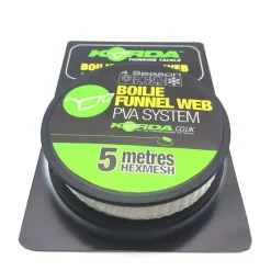 KORDA Amorçage/Propulsion-Recharge de filet soluble carpe boilie funnel web hexmesh (5m)