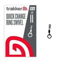 TRAKKER Acc.Montages/Hameçons-Ring Swivel taille 11 x6