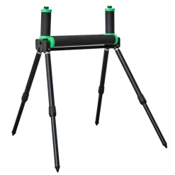 SENSAS Supports De Cannes-Rouleau Black Double 4 Pieds-30cm