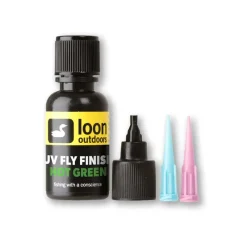 LOON Fly Tying-Résine UV couleur Hot green 14g