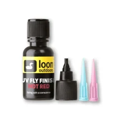 LOON Fly Tying-Résine UV couleur Hot rouge 14g