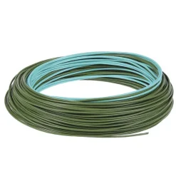 JMC Soie-Soie wave wf flottante pointe intermédiaire (olive et bleu ciel)