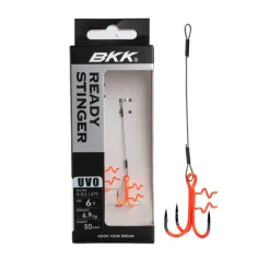 BKK Hameçons Et Montages-Stinger Assist Spear SS UVO Ready Stinger 7x7 Wire Taille #6 (x2)
