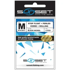 SUNSET Montages / Hameçons-Stop Flaot +Perles Verre + Rolling ST-S-5017