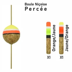 GARBOLINO Lignes Et Accessoires De Montage-Streamline flotteur truite x2- Boule Niçoise Percée