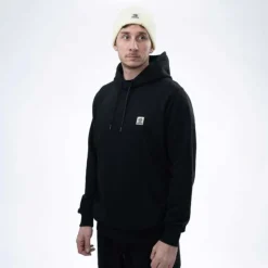 NASH Vêtements-Sweat Make it Badge Hoody Black