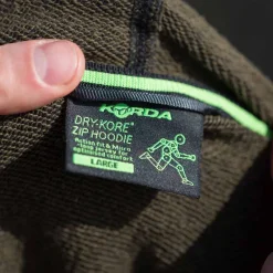 KORDA Vêtements|Vêtements-Sweat-shirt kore olive zip hoodie