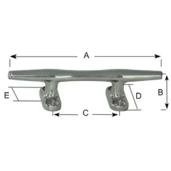 PLASTIMO Équipements-Taquet Rond Inox 102mm