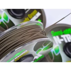 KORDA Acc.Montages/Hameçons-Tresse à bas de ligne carpe n-trap semi -stiff green 20m