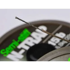 KORDA Acc.Montages/Hameçons-Tresse à bas de ligne carpe n-trap semi -stiff green 20m