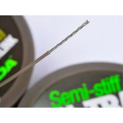 KORDA Acc.Montages/Hameçons-Tresse à bas de ligne carpe n-trap semi -stiff green 20m