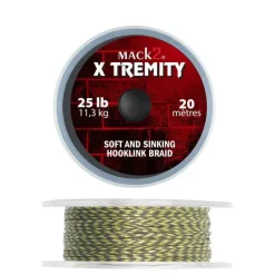 MACK2 Acc.Montages/Hameçons-Tresse à bas de ligne carpe x-tremity soft and sinking hooklink braid 20m
