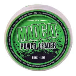 MADCAT Acc. Montage / Hameçons|Filaments-Tresse à bas de ligne silure power leader 15m