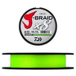 DAIWA Tresses, Nylons, Fluorocarbones-Tresse J-Braid x8 300m