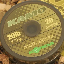 KORDA Acc.Montages/Hameçons-Tresse gainée carpe kamo coated hooklink (20m)
