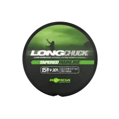 KORDA Filaments-Tresse LongChuck Tapered verte 15-30lb/0.33-0.47mm