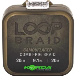 KORDA Acc.Montages/Hameçons-Tresse Loops Braid 20lbs 20m