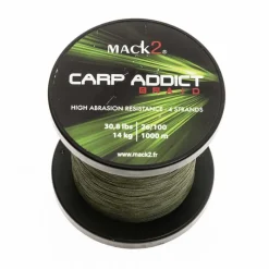 MACK2 Filaments-Tresse carp addict 4braid 1000m verte