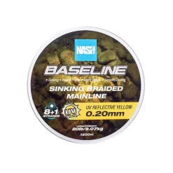 NASH Filaments-Tresse Baseline Sinking Braid UV Yellow 1200m
