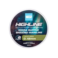 NASH Filaments-Tresse Highline Extra Supple Braid Green 1200m