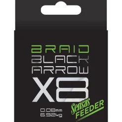 SENSAS Fils De Pêche Feeder-Tresse Black Arrow x8 Braid 150m 0.08mm