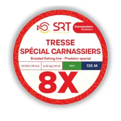 SERT Tresses, Nylons, Fluorocarbones|Tresses, Nylons, Fluorocarbones-Tresse x8 Moss Green 270m