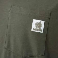 NASH Vêtements-T-shirt Manche Longue Make it Carp Logo Sleeve Green